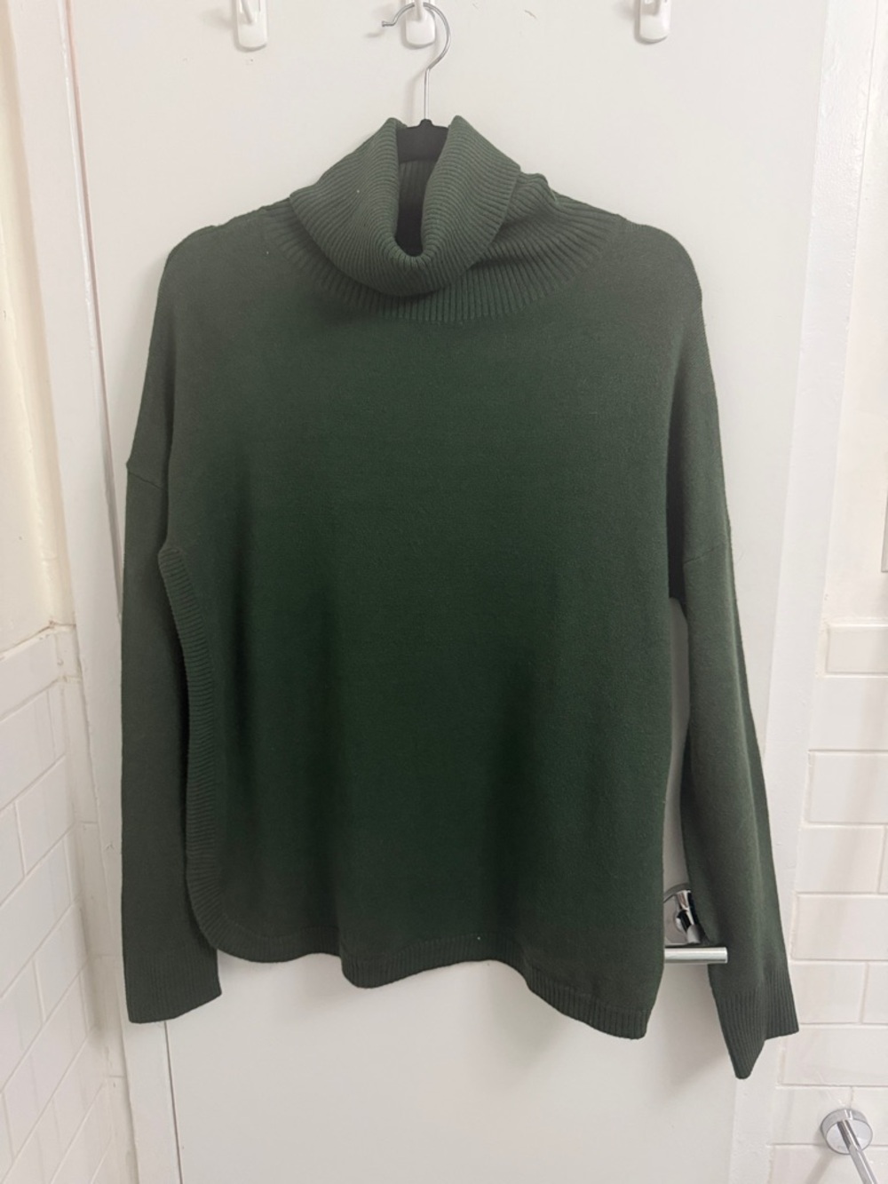 French Connection Olive Green Turtleneck Sweater